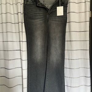 KanCan Black Faded Flare Jeans NWT
